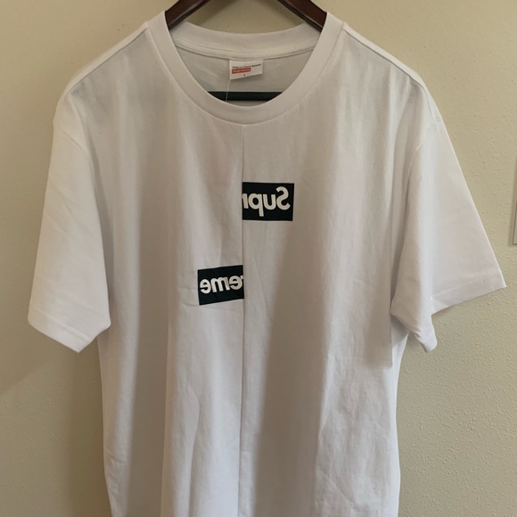 supreme cdg split tee